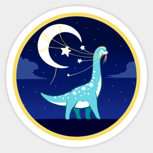 Brachiosaurus Celeste Sticker